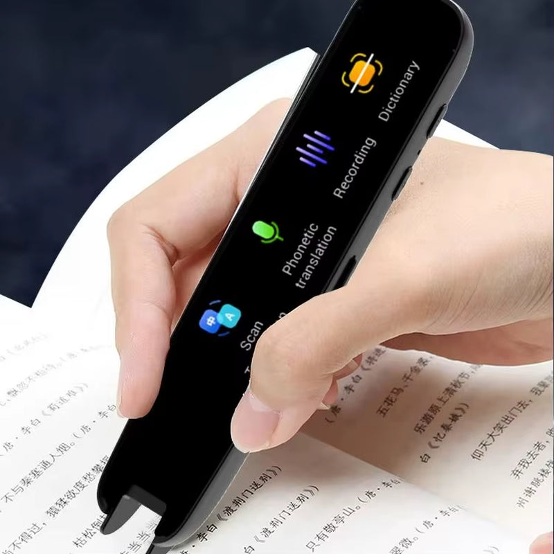 HOMEFISH Offline Translation Pen Dictionary English Intelligent Scanning Point Reading 123 Languages Translator Pen